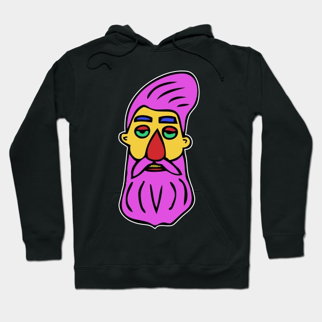 Hipster Head #5 Hoodie by headrubble